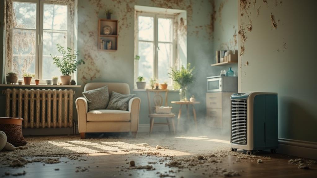 Mold infestation in air quality